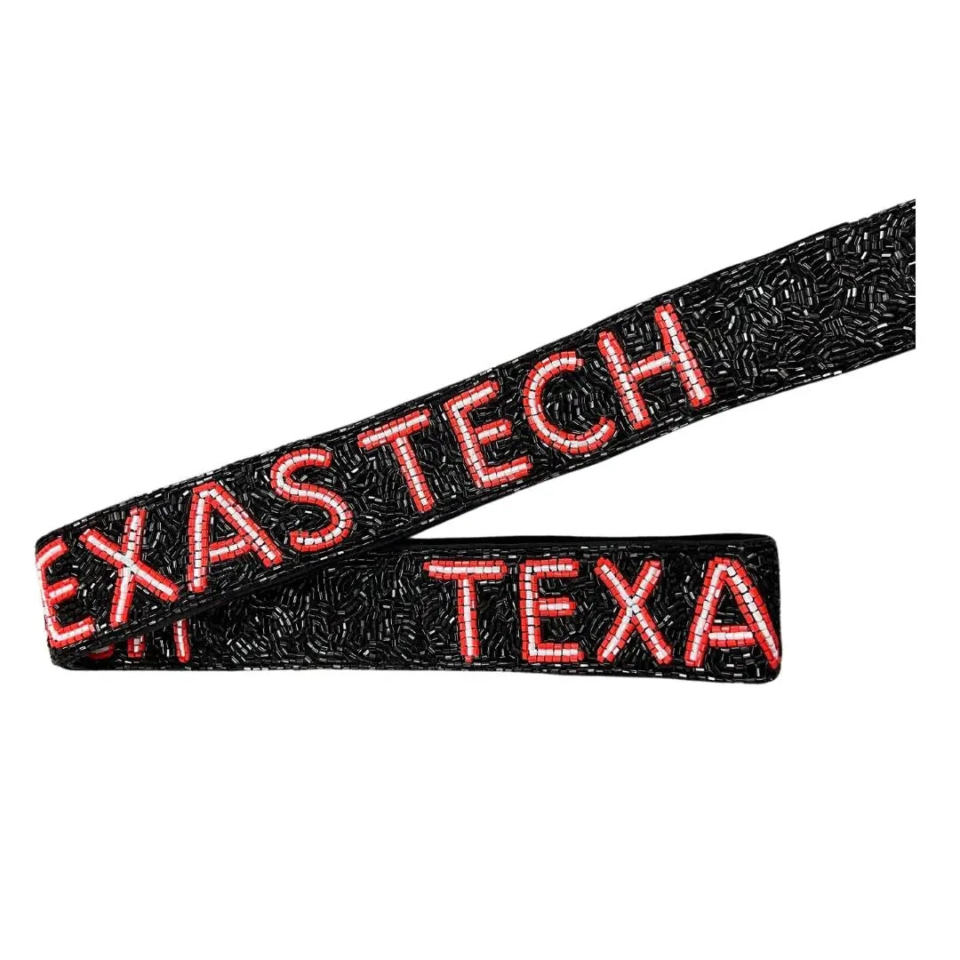 Texas Tech Beaded Strap