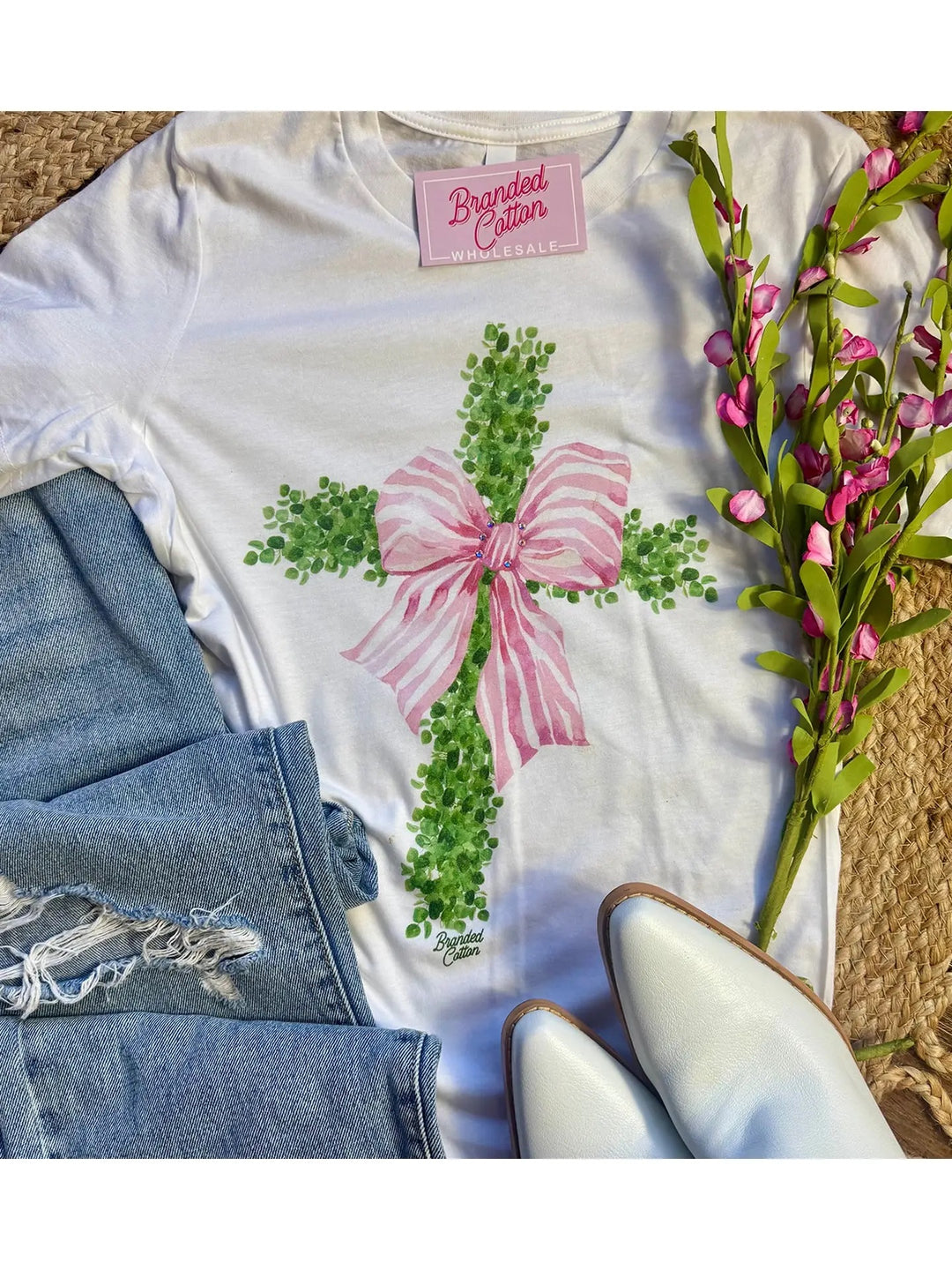 Bow Cross Tee