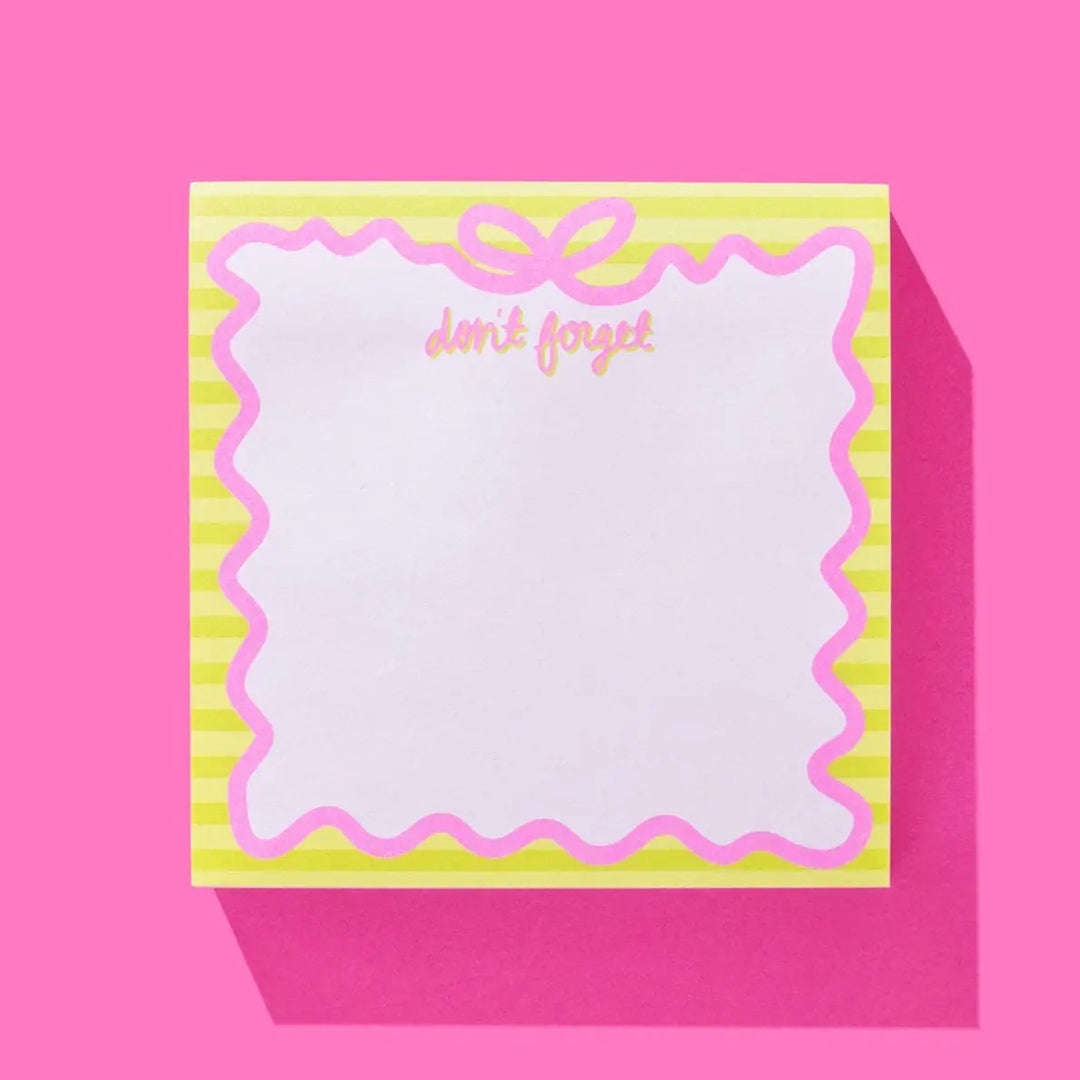 Sticky Note Pad- Bow