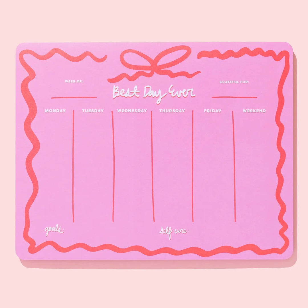 Weekly Planner - Bow