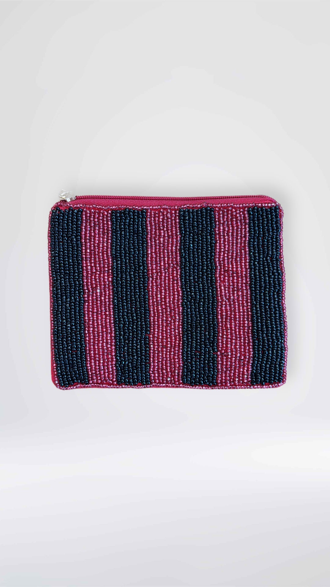 Gameday Bead Stripe Coin Pouch