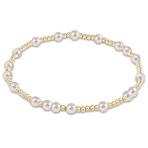 4mm Hope Unwritten Bracelet Pearl