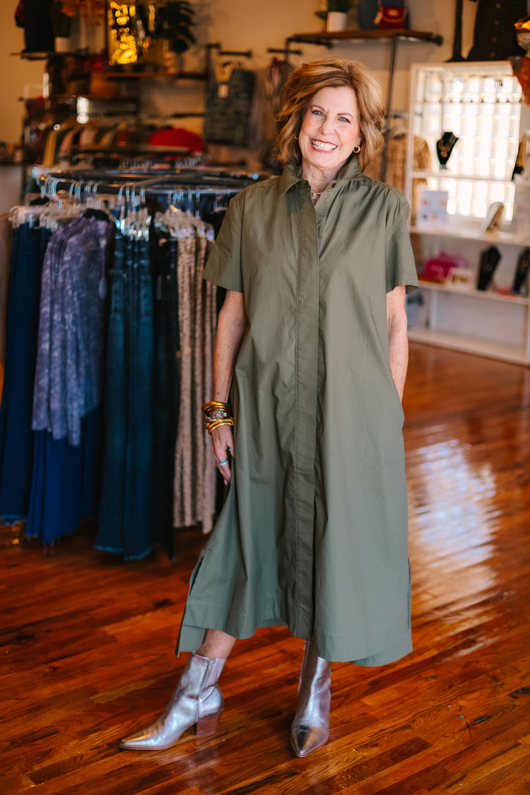 Maxi Green Dress