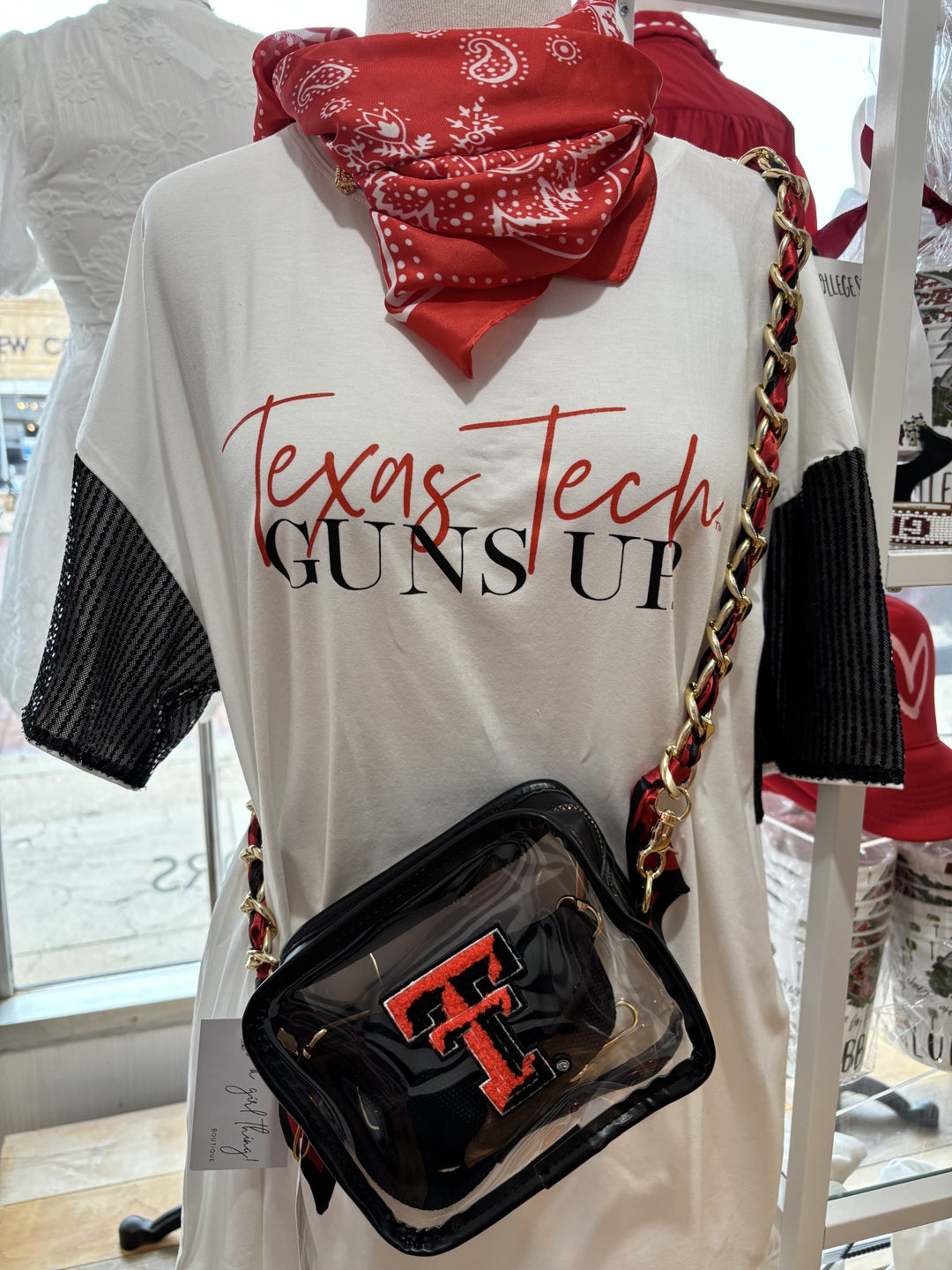 Game On Sequin Sleeve Tee