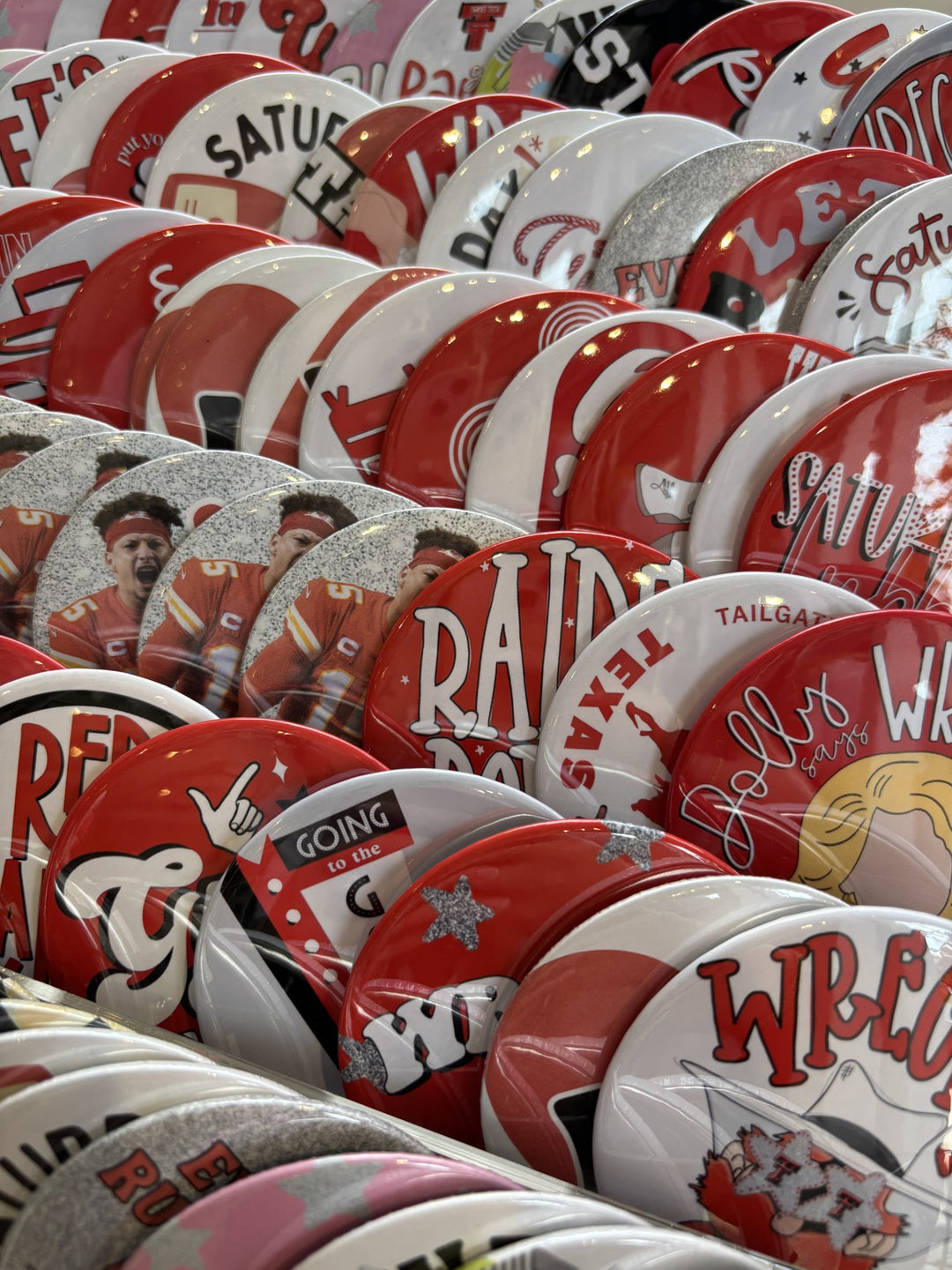 College Printed Gameday Button