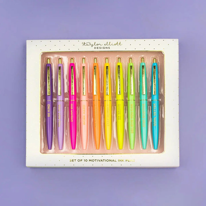 Motivational Gel Pen Set