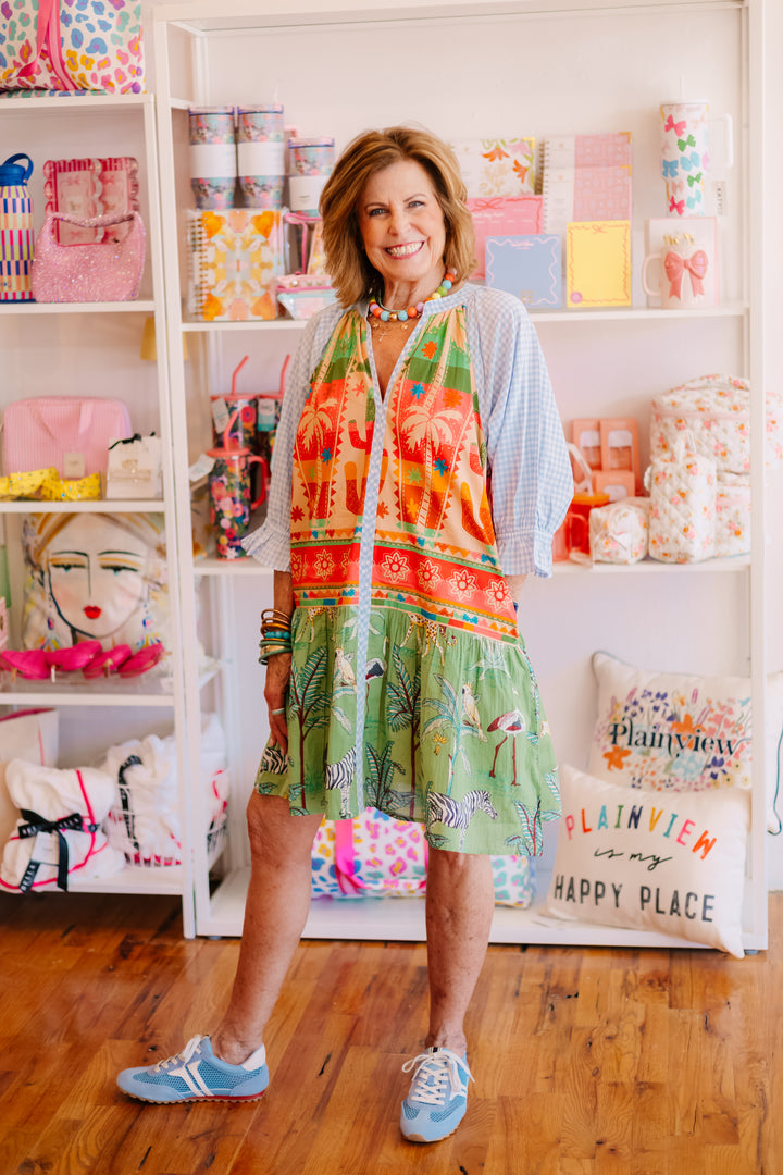 Multi Patterned Dress
