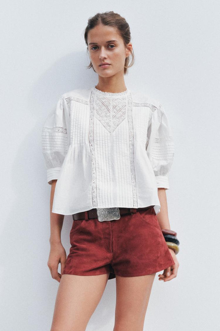 Lace Detail Top