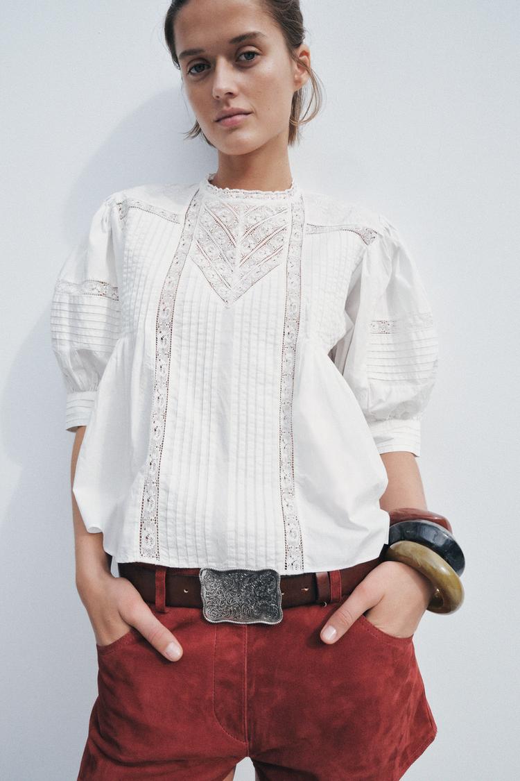 Lace Detail Top