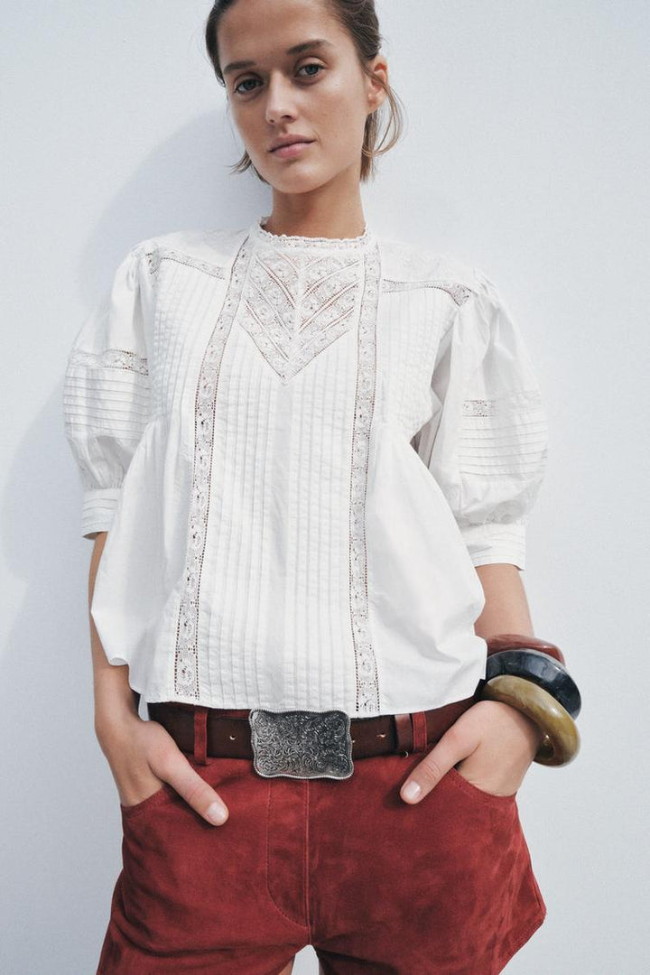 Lace Detail Top