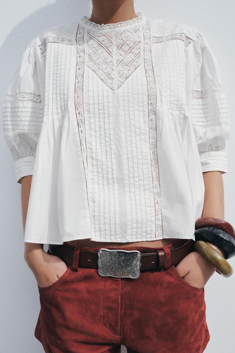 Lace Detail Top