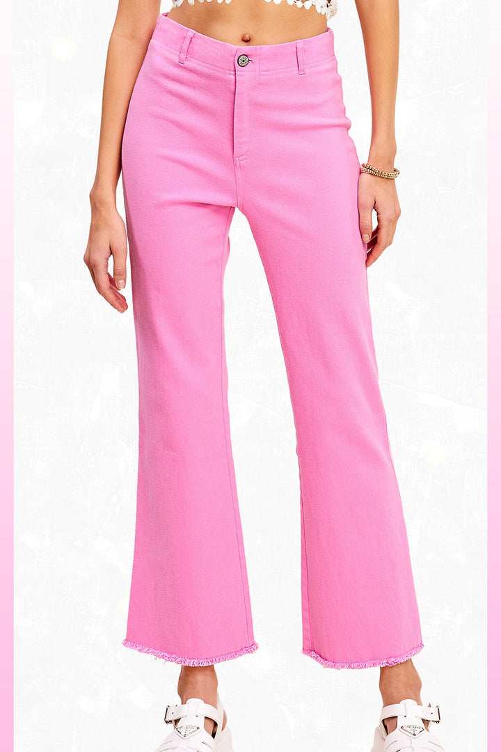 Soft Washed Stretchy High Rise Pants
