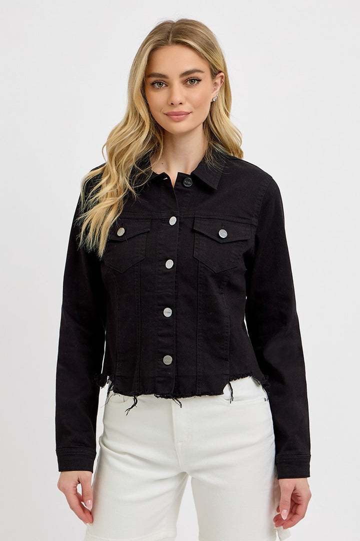 Cropped Denim Jacket