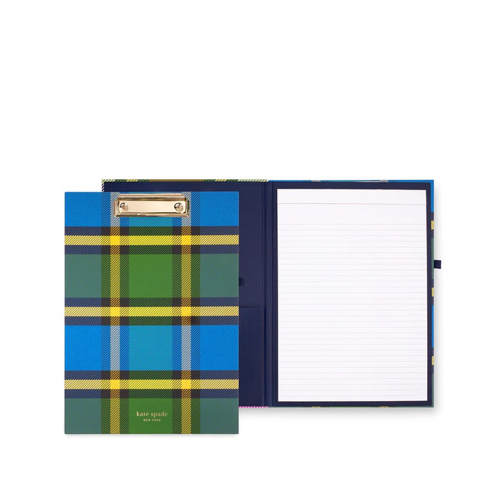 Clipboard Folio- Grand Plaid