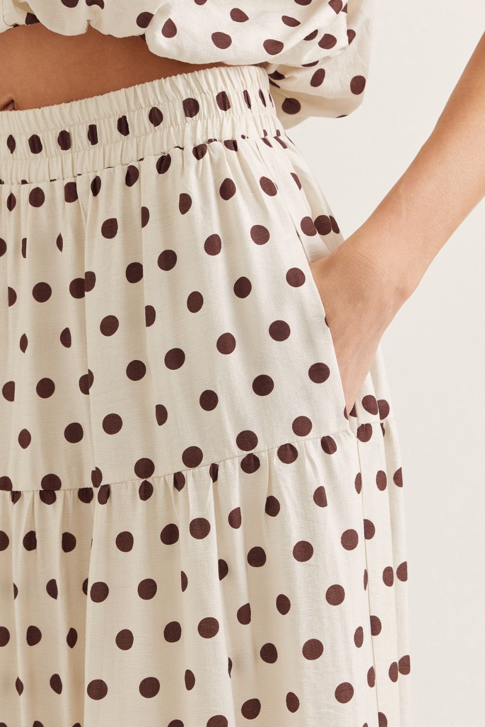 Polka Dot Dolman Skirt