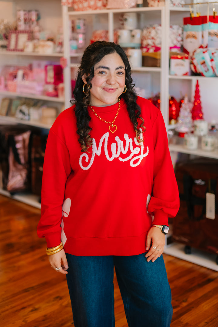 Lakelyn Merry Bow Sweatshirt