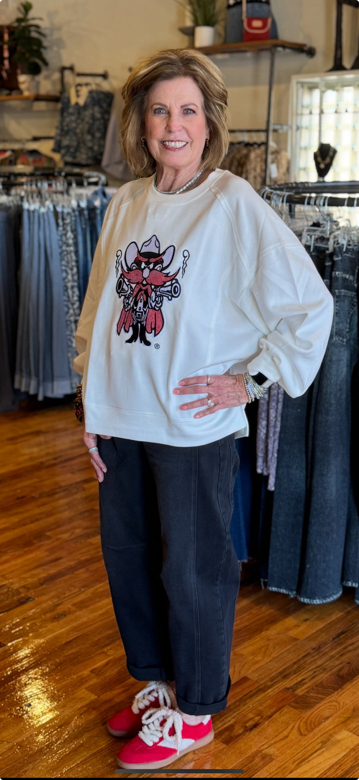 Sequin Varsity Long Sleeve TTU