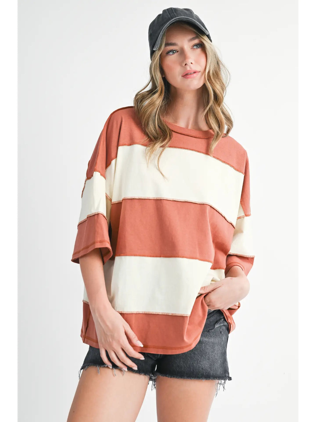 Polly Color Block Top