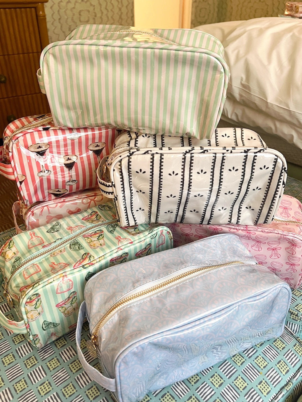 Clear Coat Toiletry Dopp Kit