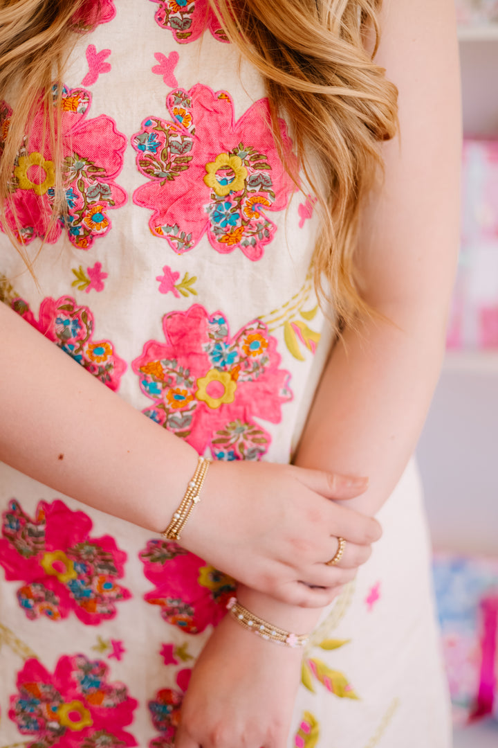 Sleeveless Floral Mini Dress