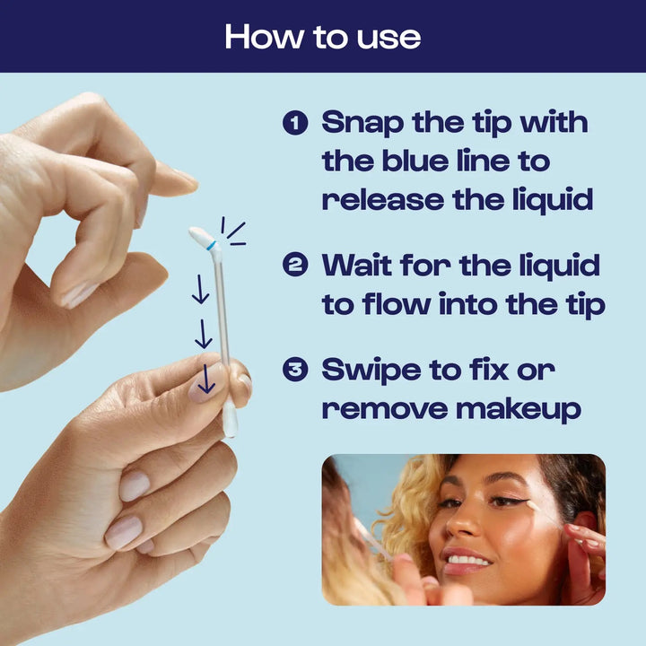 Tip Off Liquid Filled Makeup Removing Swabs