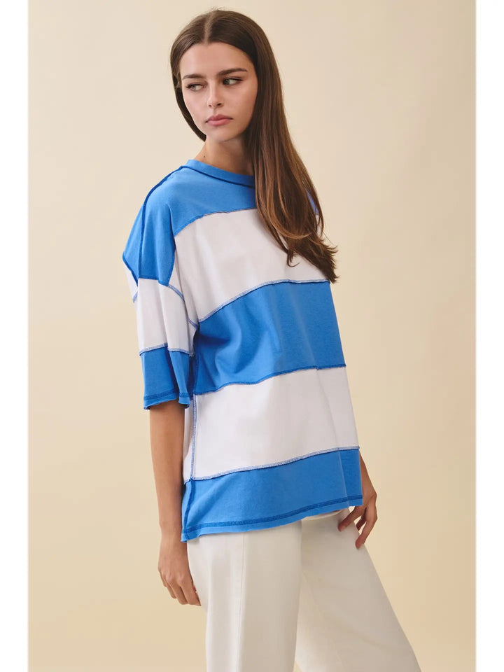 Polly Color Block Top