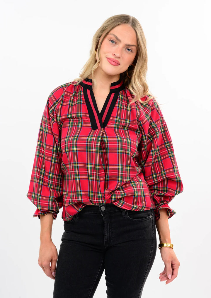 Tartan Plaid Popover Top
