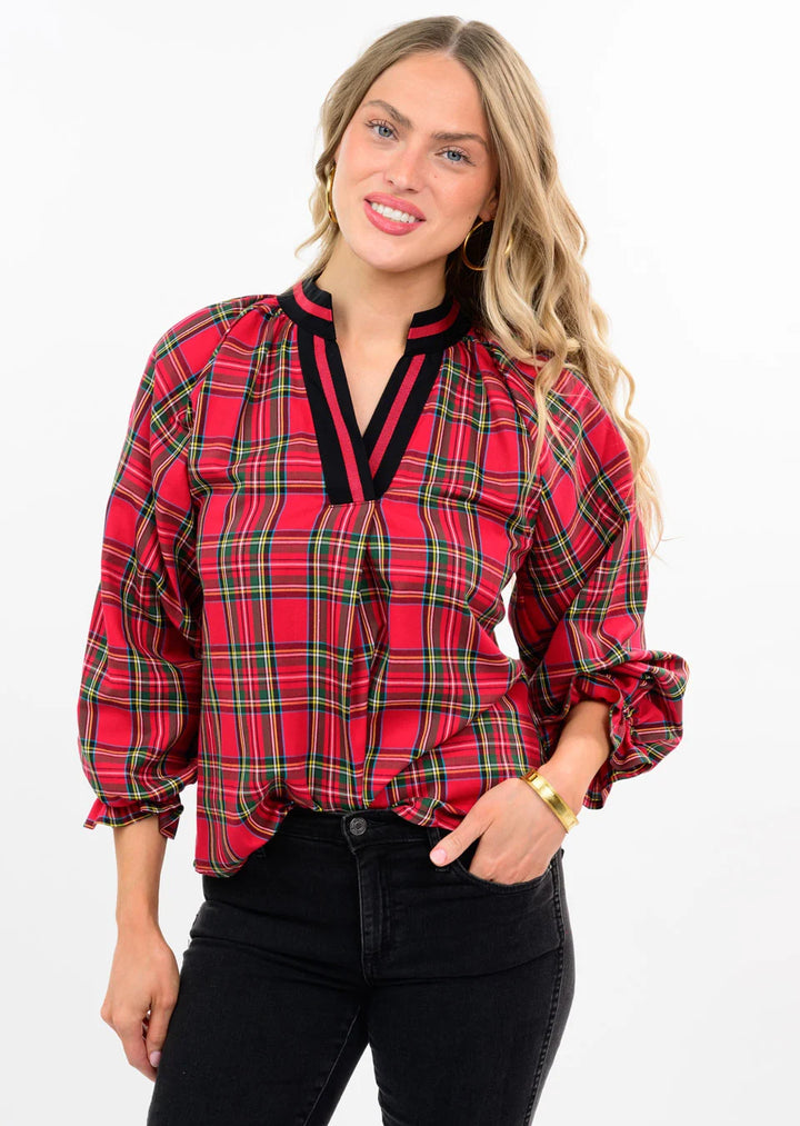 Tartan Plaid Popover Top