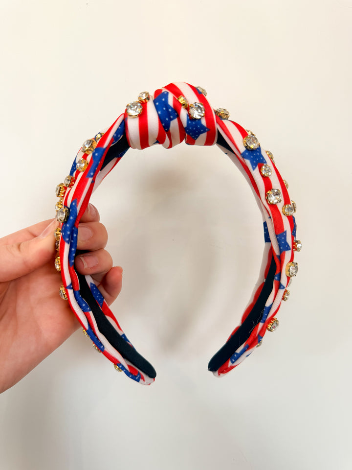 Stripe Studded Headband