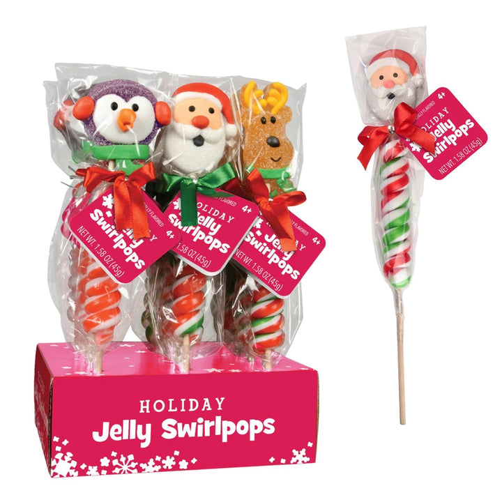 Jolly Holiday Swirl Pops