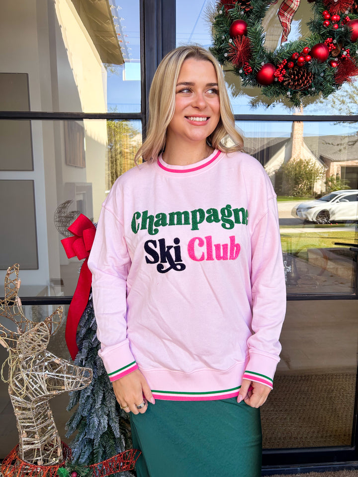 Champagne Ski Club Sweatshirt