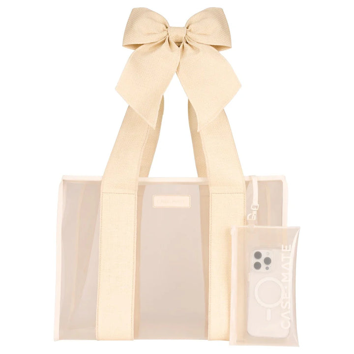 CM Bow Jelly Tote Bag