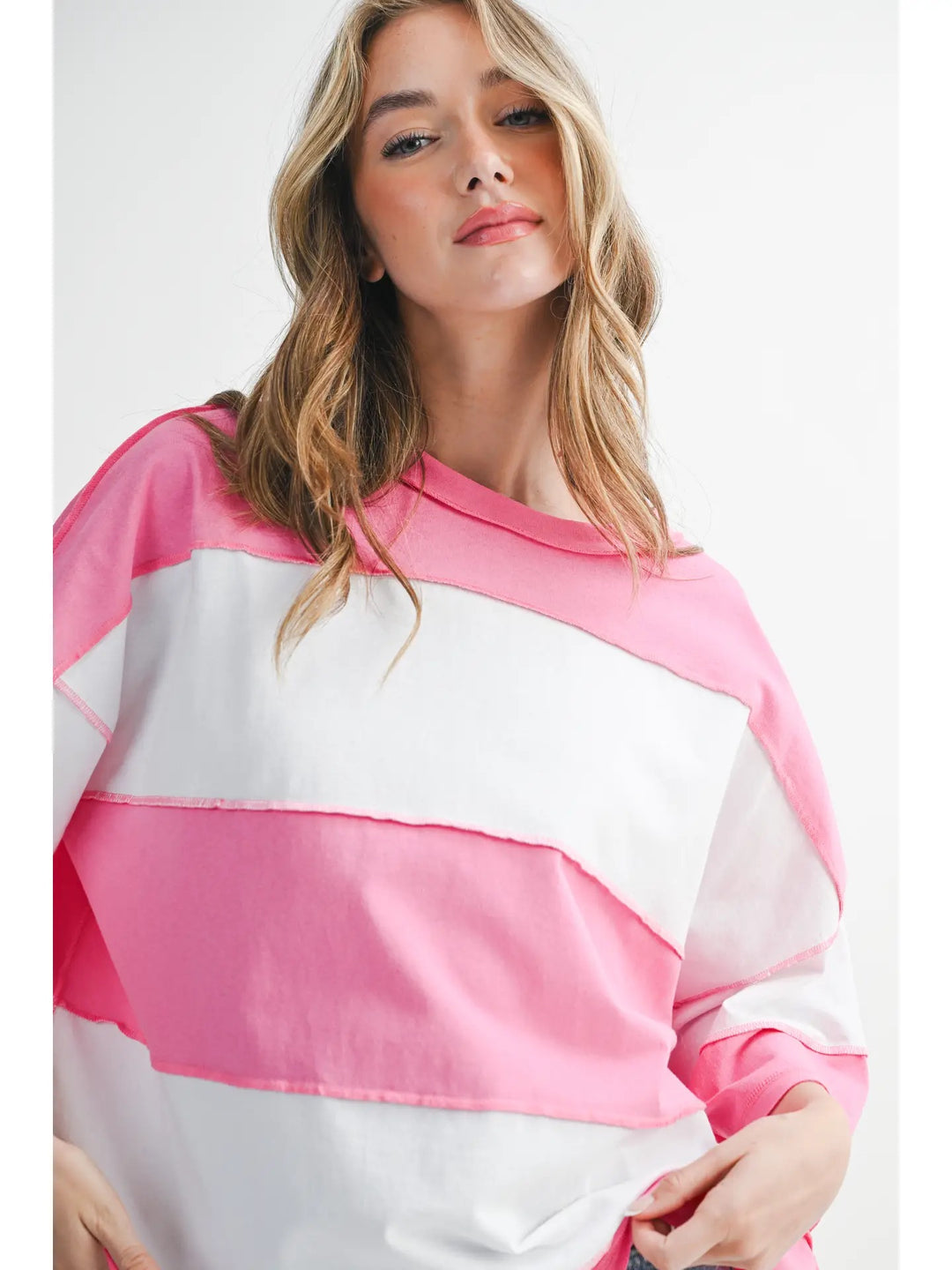 Polly Color Block Top