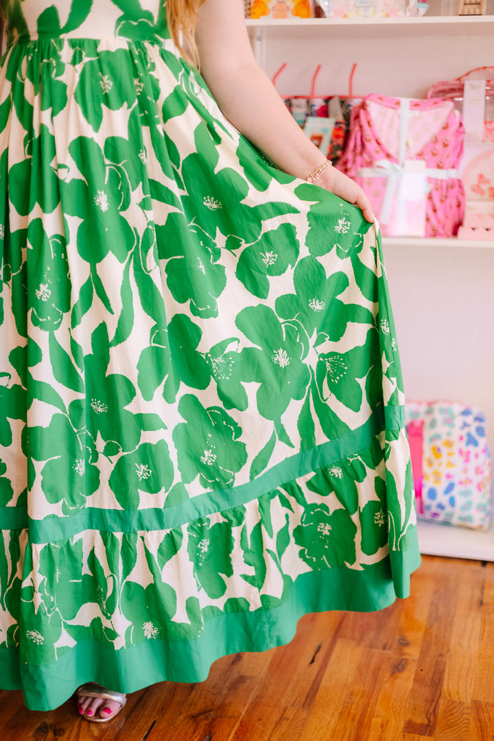 Floral Tiered Maxi Dress