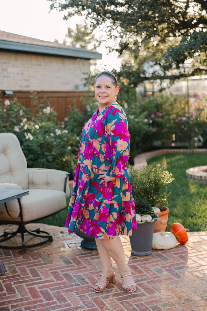 Exploding Roses Dress