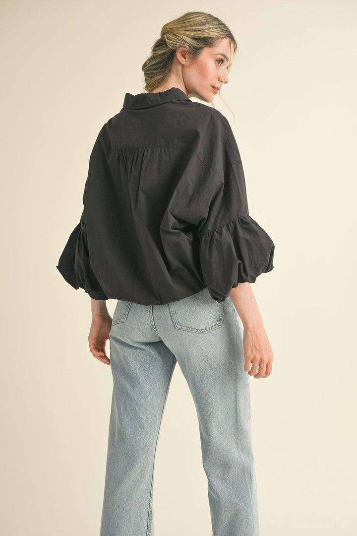 Pleated Bubble Hem