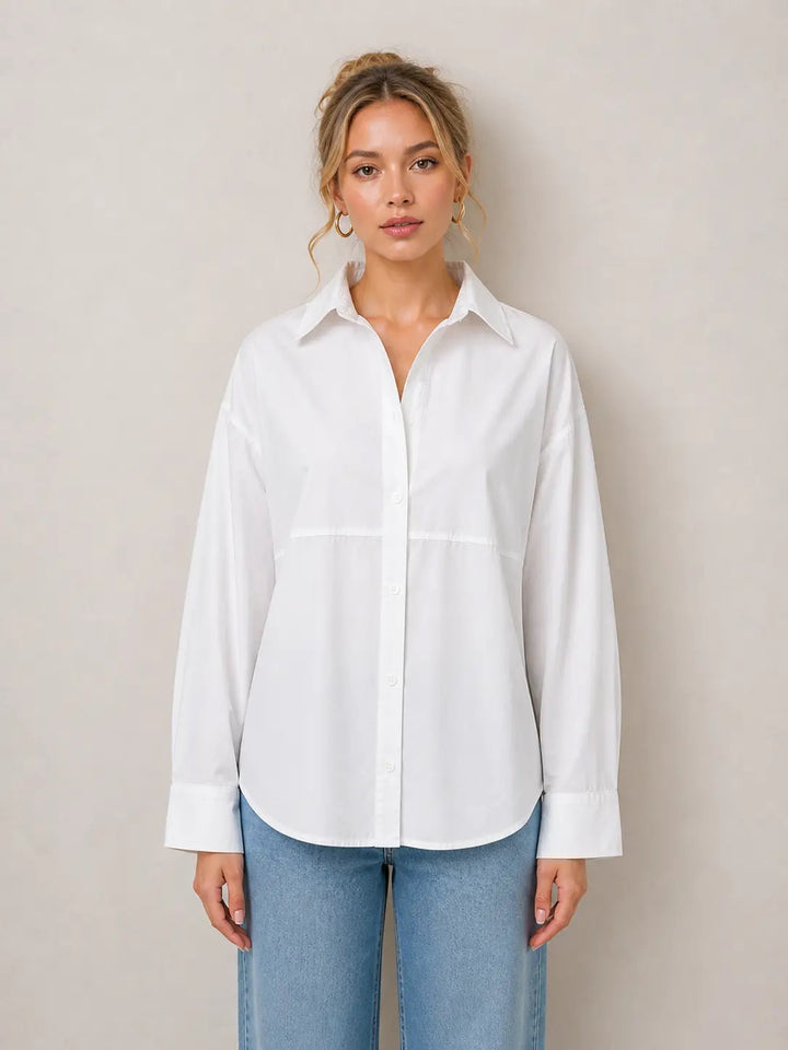Claire Premium Poplin Roll-Up Shir
