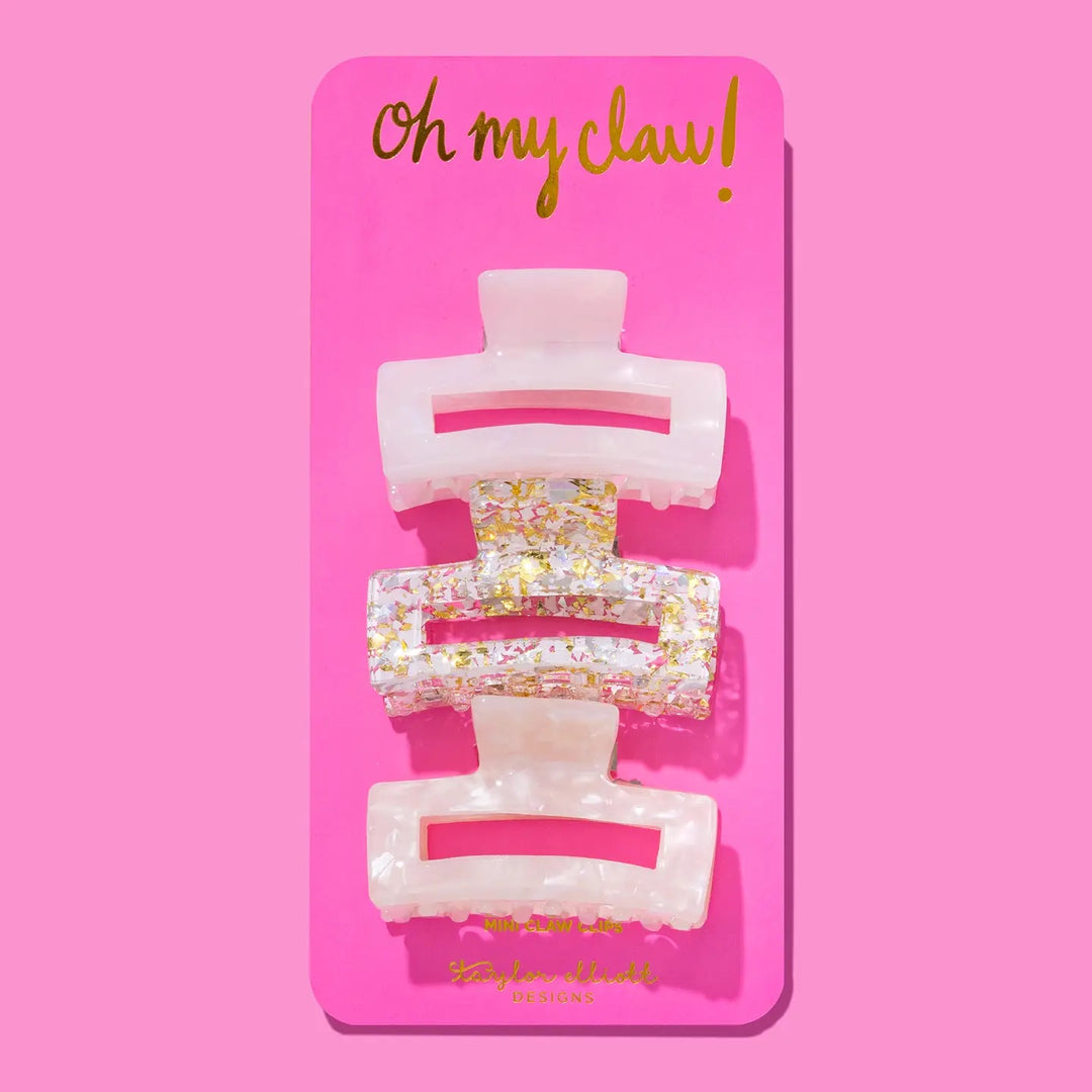 Confetti Hair Clip Set