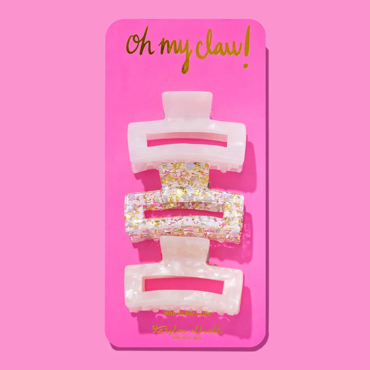 Confetti Hair Clip Set