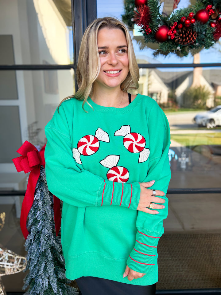 Peppermint Twist Sweatshirt