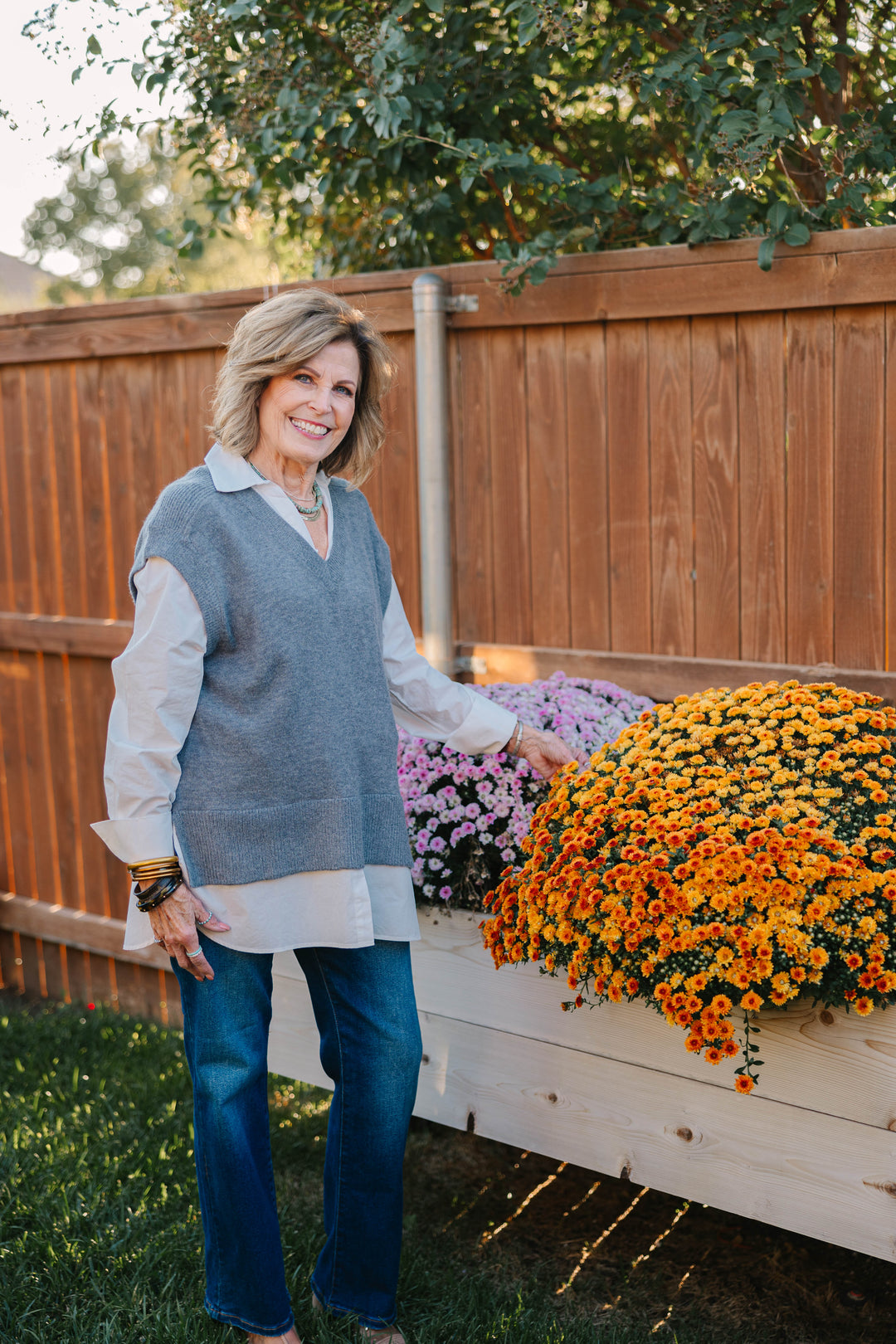 Layered Sweater Vest