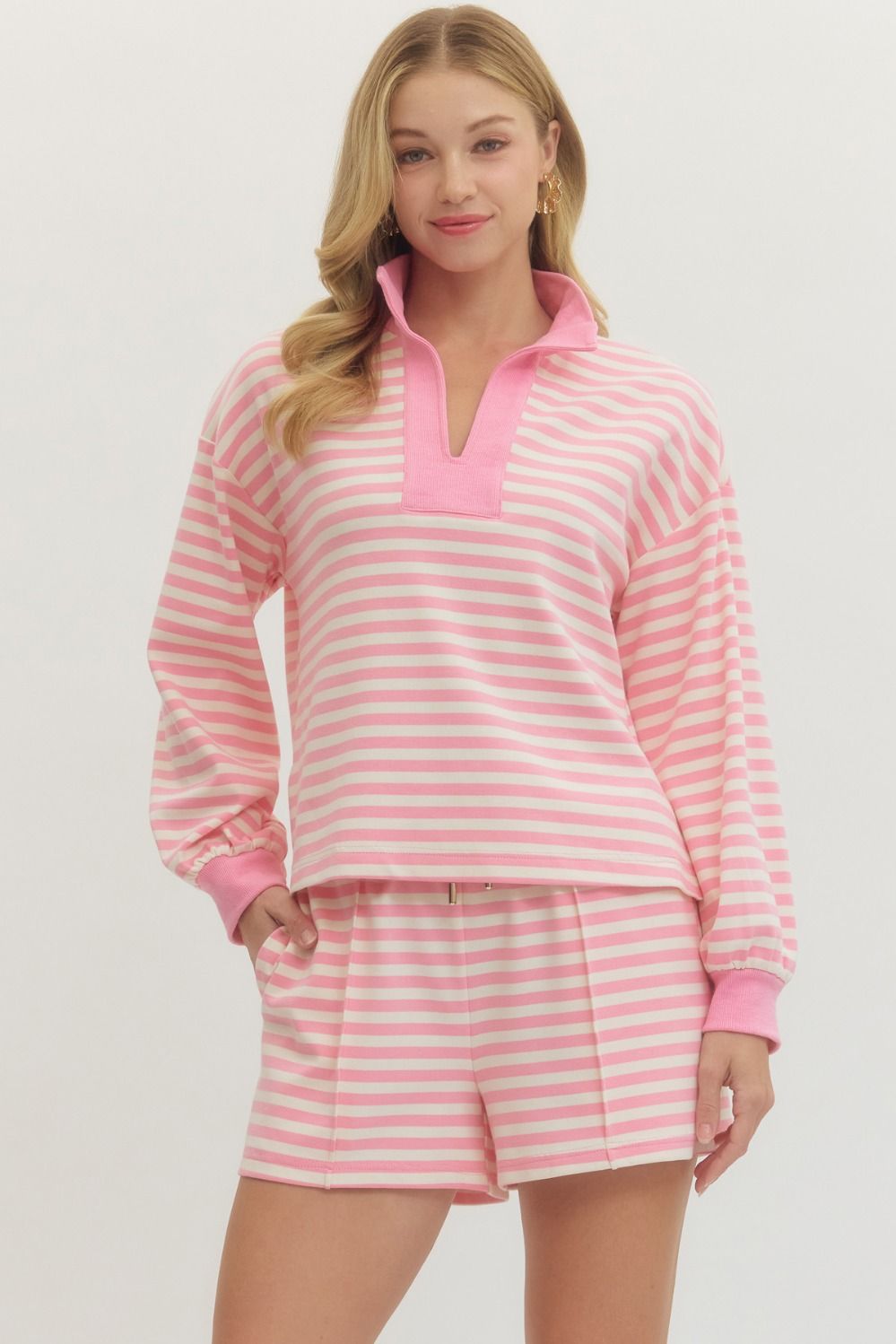 Striped Long Sleeve Top
