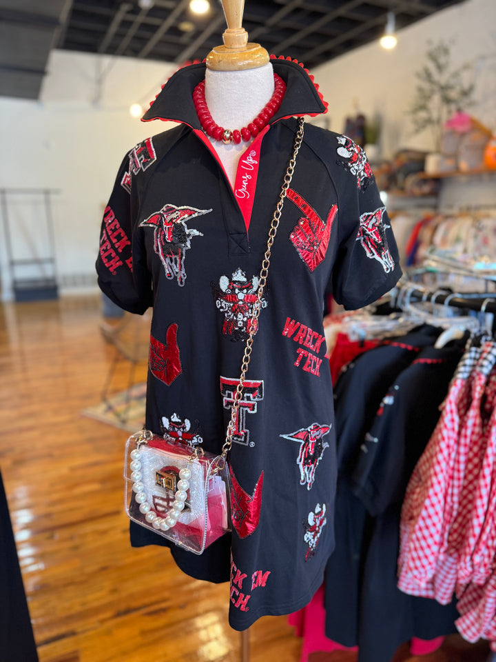 Texas Tech Logo Patch Dress
