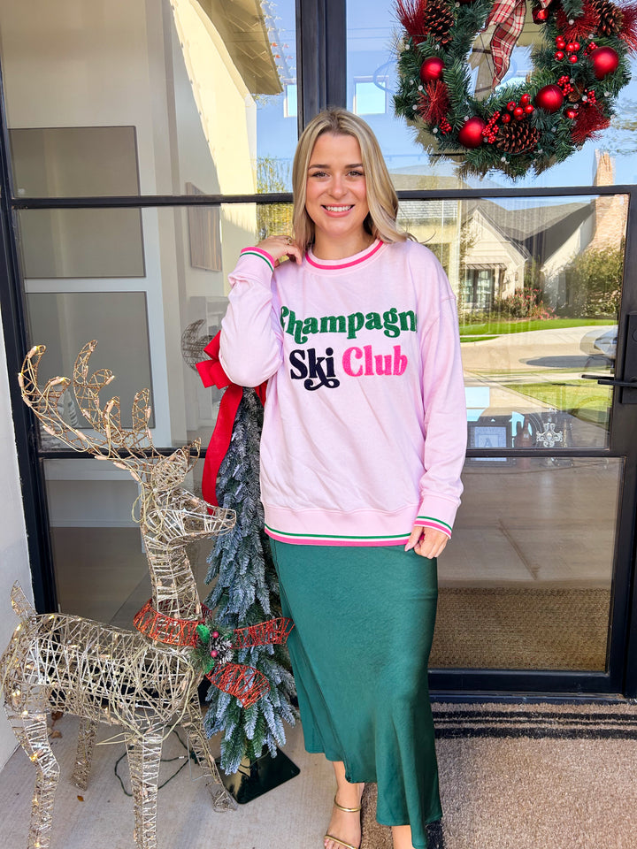 Champagne Ski Club Sweatshirt