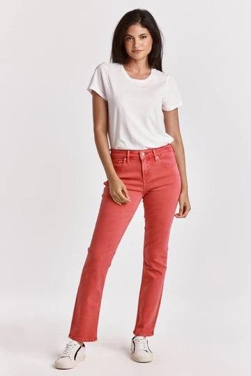 BLAIRE HIGH RISE ANKLE SLIM STRAIGHT JEANS