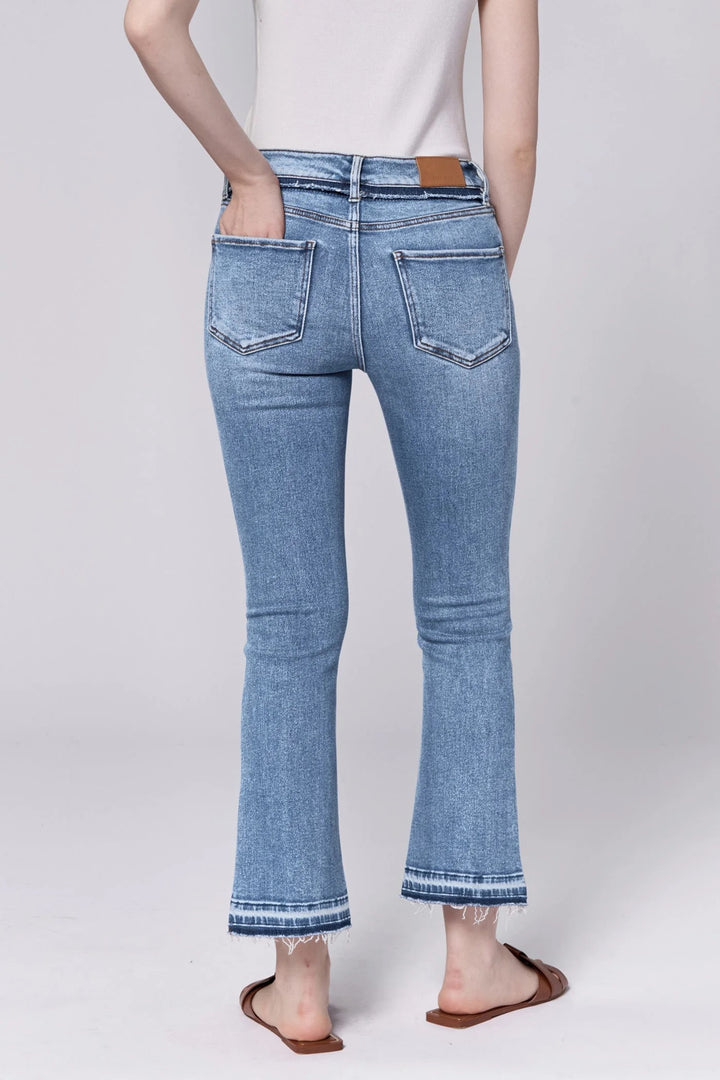 Jeanne Cropped Flare Jeans