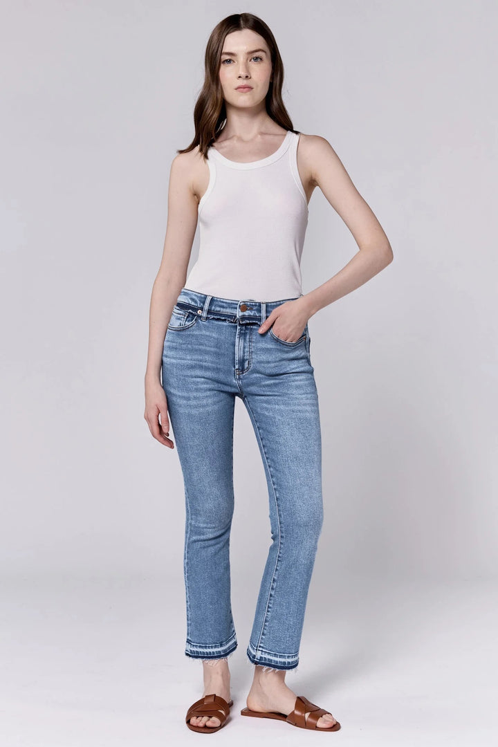 Jeanne Cropped Flare Jeans