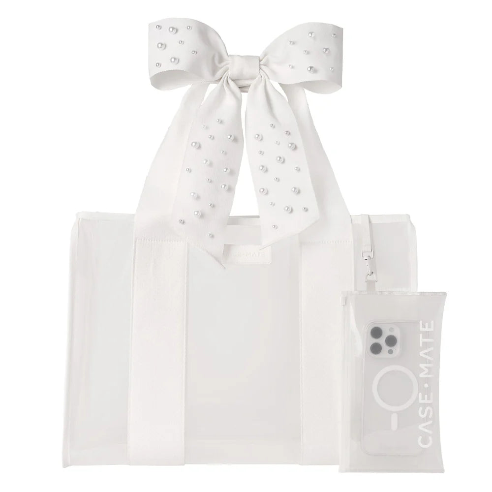 CM Bow Jelly Tote Bag