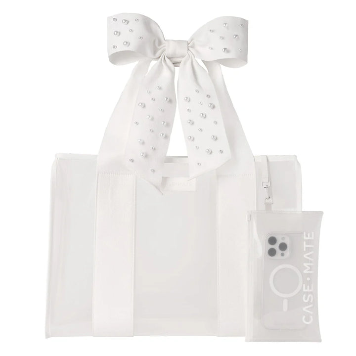 CM Bow Jelly Tote Bag