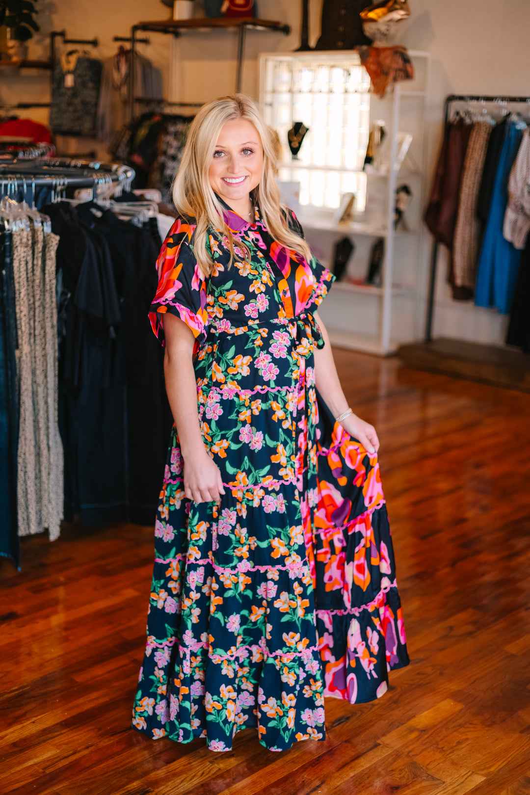 Floral Split Maxi Dress